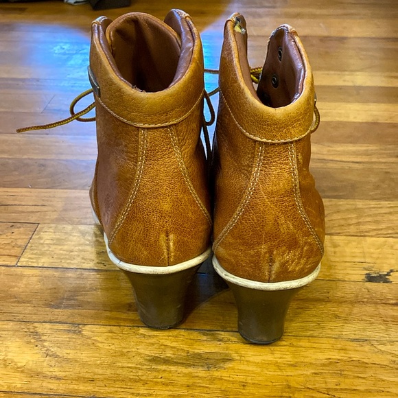 Vintage Timberland wedge boot brown size 8.5 - Picture 4 of 8